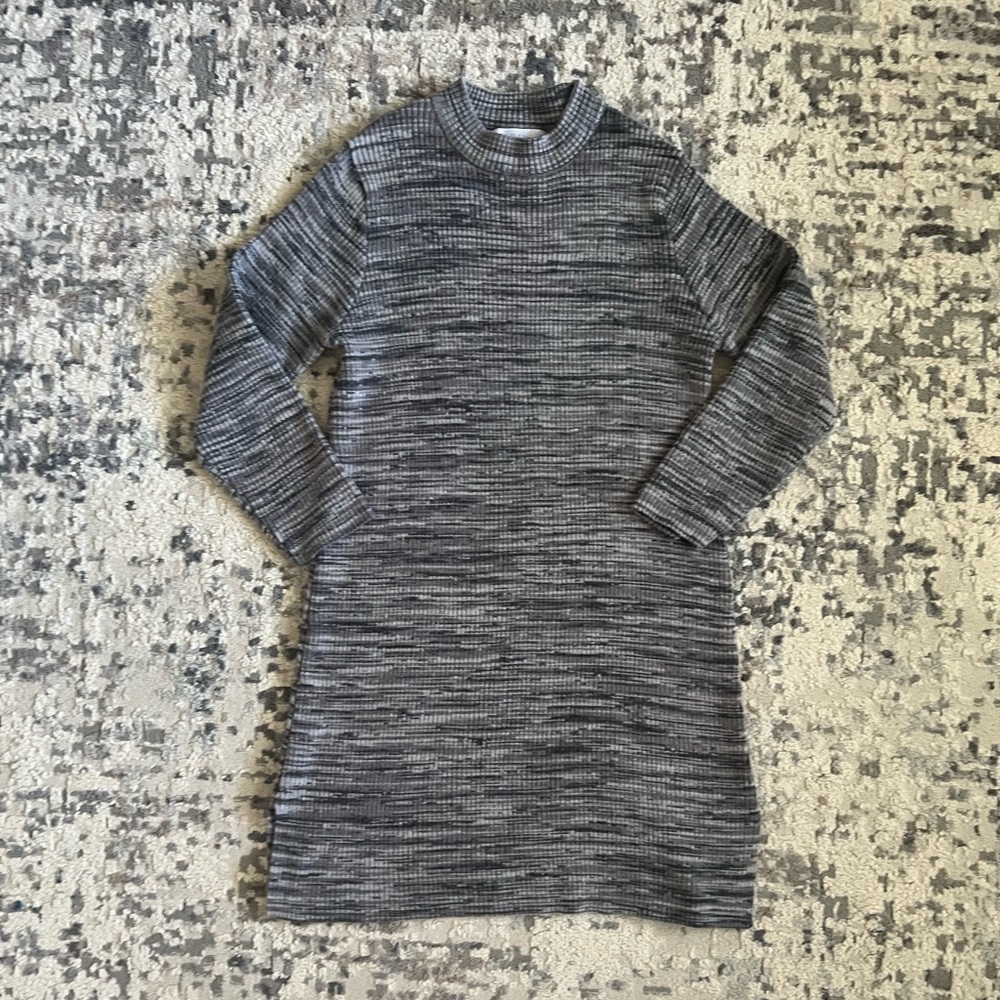 Kids Zara Gray Marled Knit dress‎